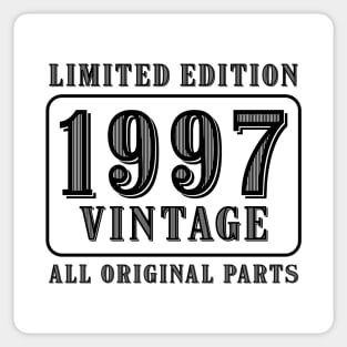 All original parts vintage 1997 limited edition birthday Sticker